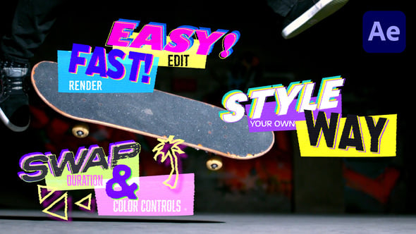 Videohive Back to the 90s Lower Thirds