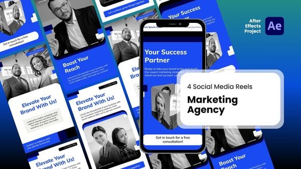 Videohive Social Media Reels – Marketing Agency After Effect Templates