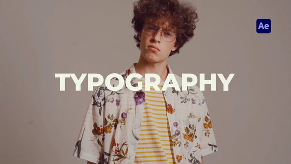 Videohive Typography Slideshow Opener