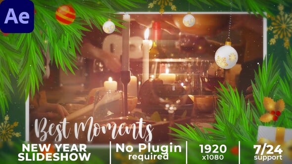 Videohive Merry Christmas Slideshow 55453400