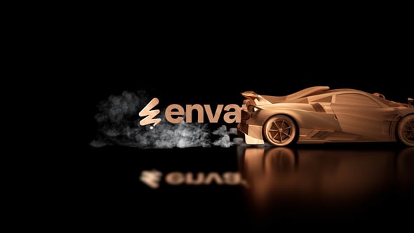Videohive Wooden sports car logo