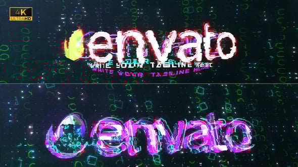 Videohive Digital Glitch Logo Reveal 35557437