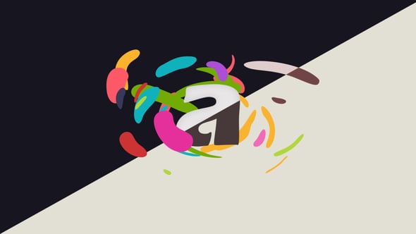 Videohive Shapes Move Logo Intro