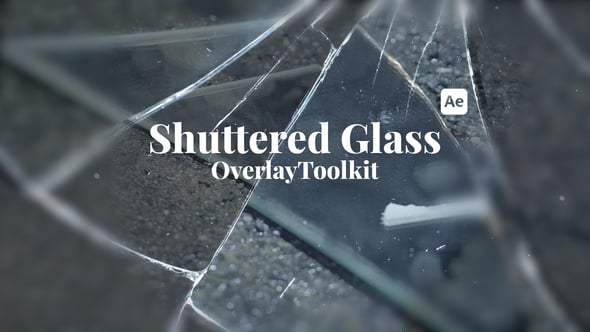 Videohive Shattered Glass Overlays