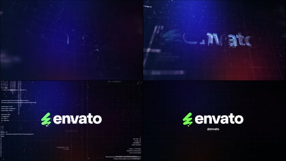 Videohive Digital Coding Sci-Fi Logo Reveal