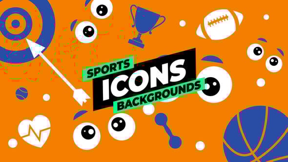 Videohive Sports Icons Backgrounds