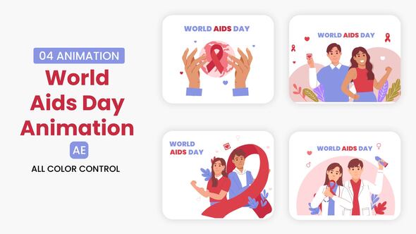 Videohive World AIDS Day Illustration