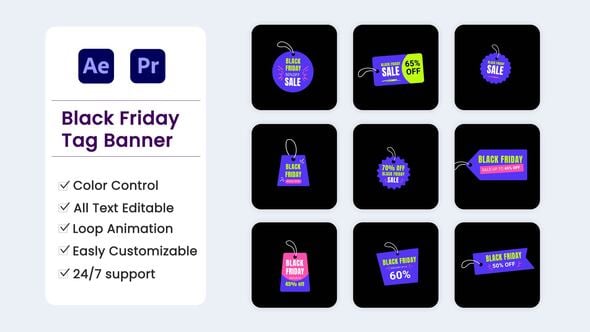 Videohive Black Friday Tag Banner