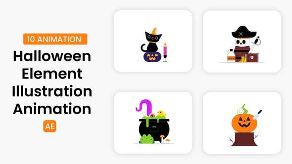 Videohive Halloween Element Illustration