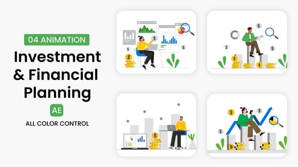 Videohive Investment and Financial Planning Illustration Scene