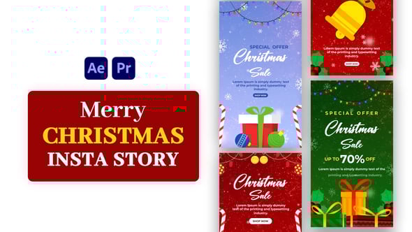 Videohive Christmas Sale Instagram Story