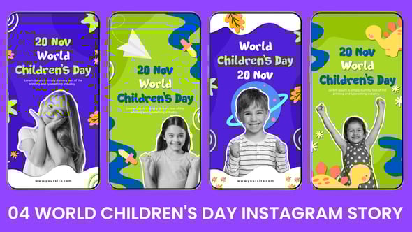 Videohive World Childrens Day Instagram Story