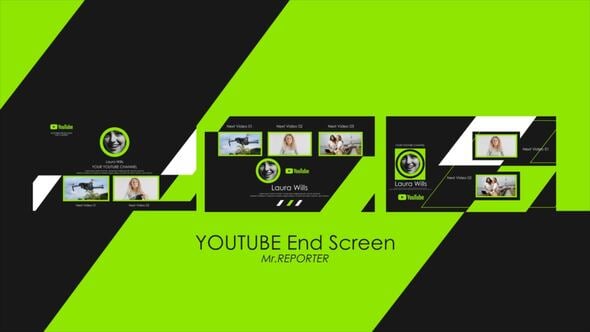 Videohive Youtube Channel End Screen Ver 5