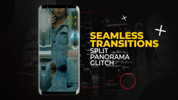 Videohive Vertical Seamless Transitions | After Effects