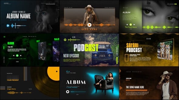 Videohive Podcast & Album Cover