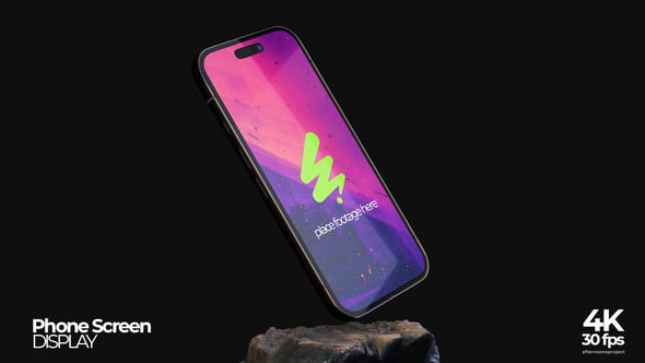 Videohive Phone Screen Mockup 55490578