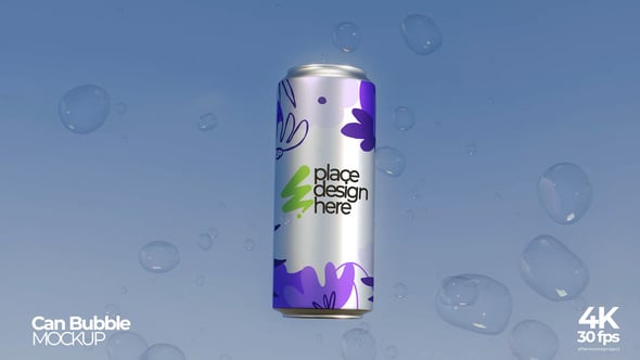 Videohive Can Bubble Mockup