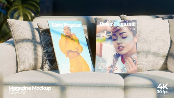 Videohive Magazine Mockup Display