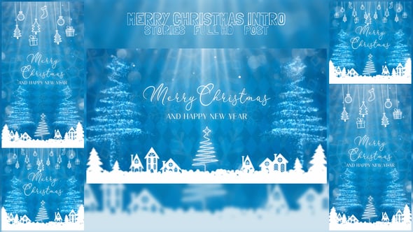 Videohive Christmas Intro I Christmas Text Opener