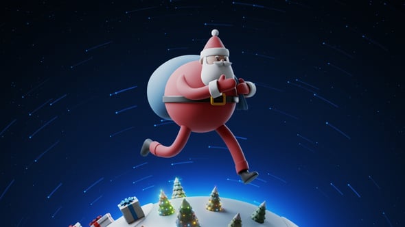 Videohive Santa Claus Is Coming