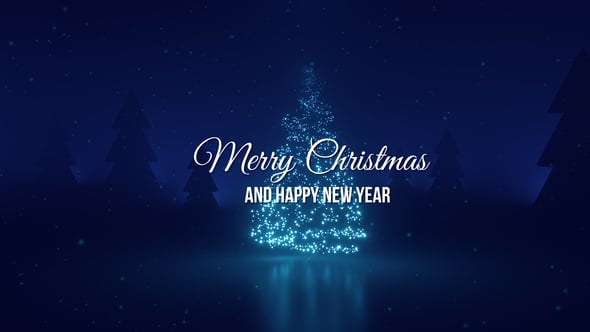 Videohive Sparkling Christmas Tree