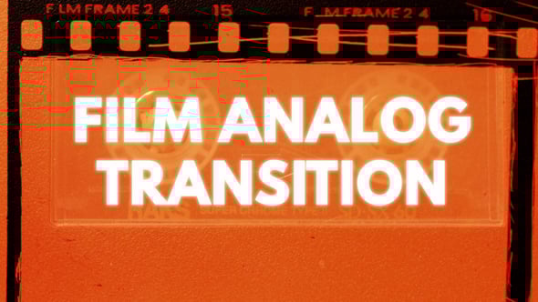 Videohive Analog Film Transition