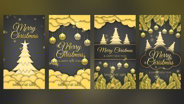 Videohive Christmas Instagram Stories 55714405