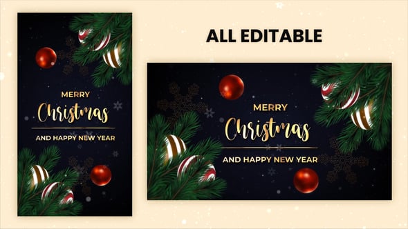 Videohive Merry Christmas Intro 2025 55691409