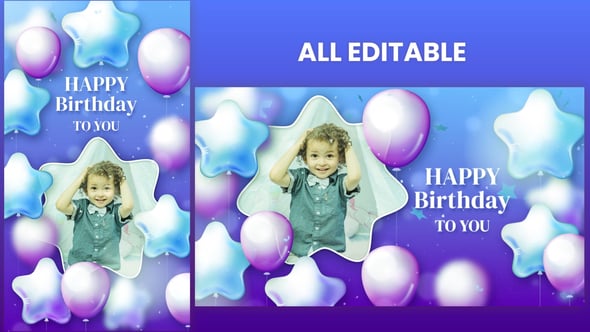 Videohive Birthday Slideshow 55946529
