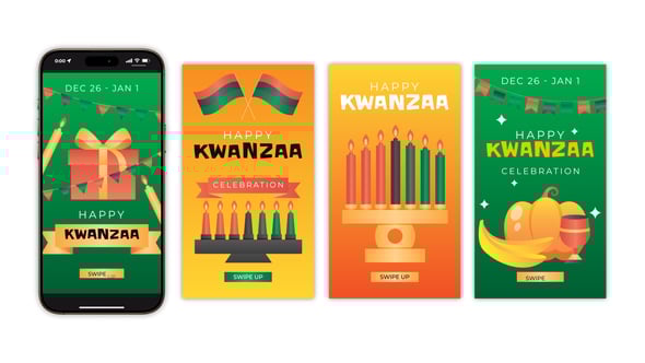 Videohive Happy Kwanzaa Instagram Stories