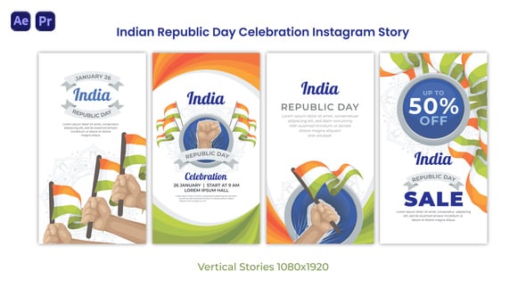 Videohive Indian Republic Day Celebration Instagram Story 55830845