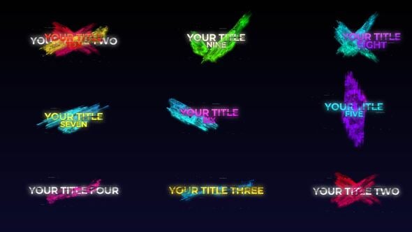 Videohive Cyber Titles