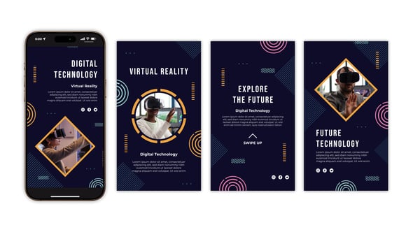Videohive Minimal Technology Instagram Stories