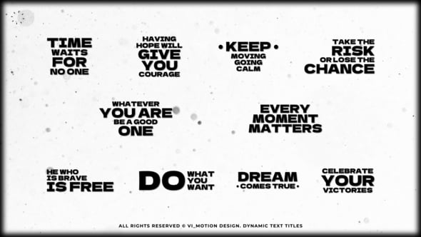 Videohive Dynamic Text Titles