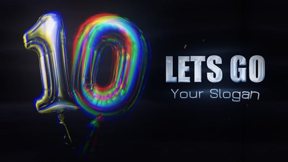 Videohive Countdown Balloon
