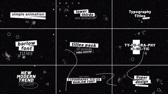 Videohive Titles Animation  AE