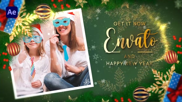 Videohive Merry Christmas Slideshow II Happy New Year 2025