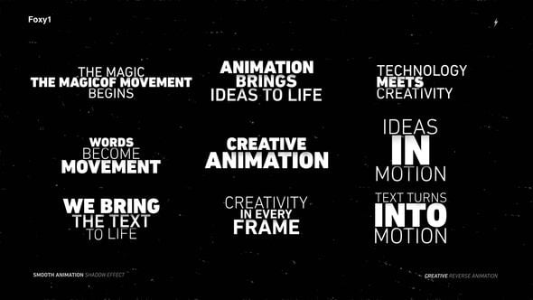 Videohive Text Animation // After Effects