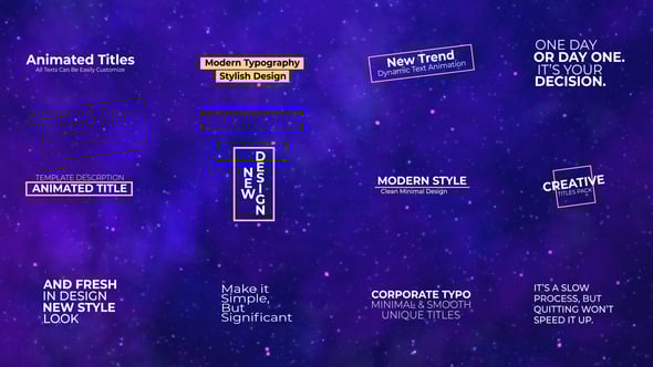 Videohive Simple Animation Text | After Effects