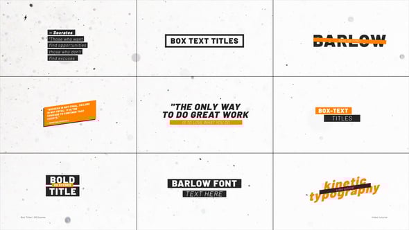 Videohive Box Titles 2.0 | After Effects 55849987