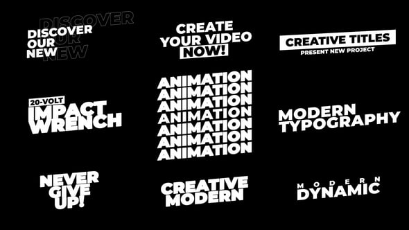 Videohive Titles | AE 55833631