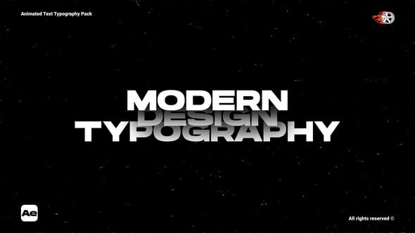 Videohive Animated Text Typography