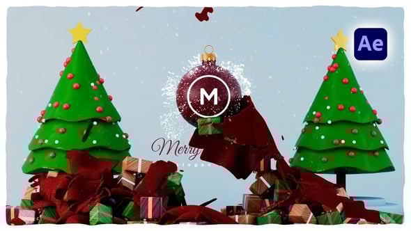 Videohive Festive Christmas Logo