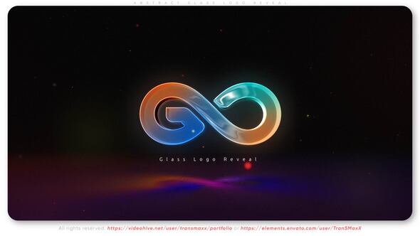 Videohive Abstract Glass Logo Reveal