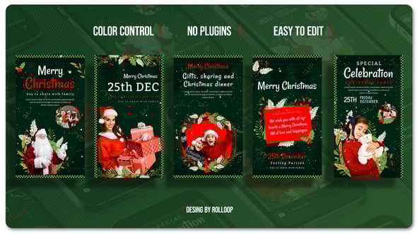 Videohive Merry Christmas Stories V3