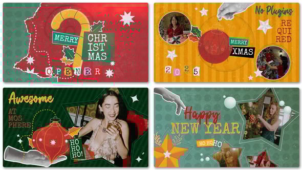 Videohive Christmas Slideshow Opener 55698463