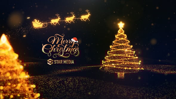 Videohive Christmas Logo Magic Moment