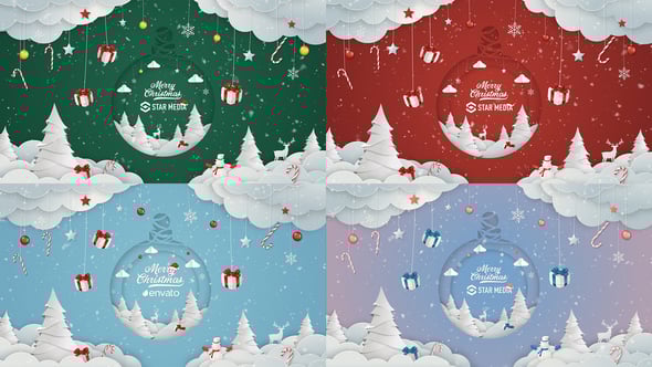 Videohive Christmas Logo Magic Winter