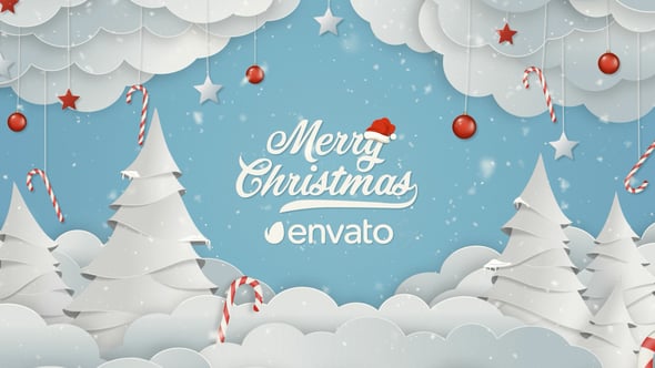 Videohive Christmas Logo Winter Snow