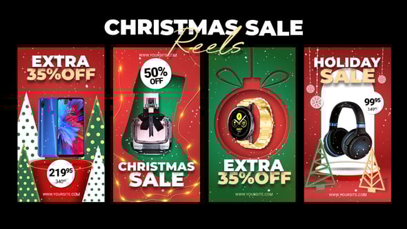 Videohive Christmas Sale Reels